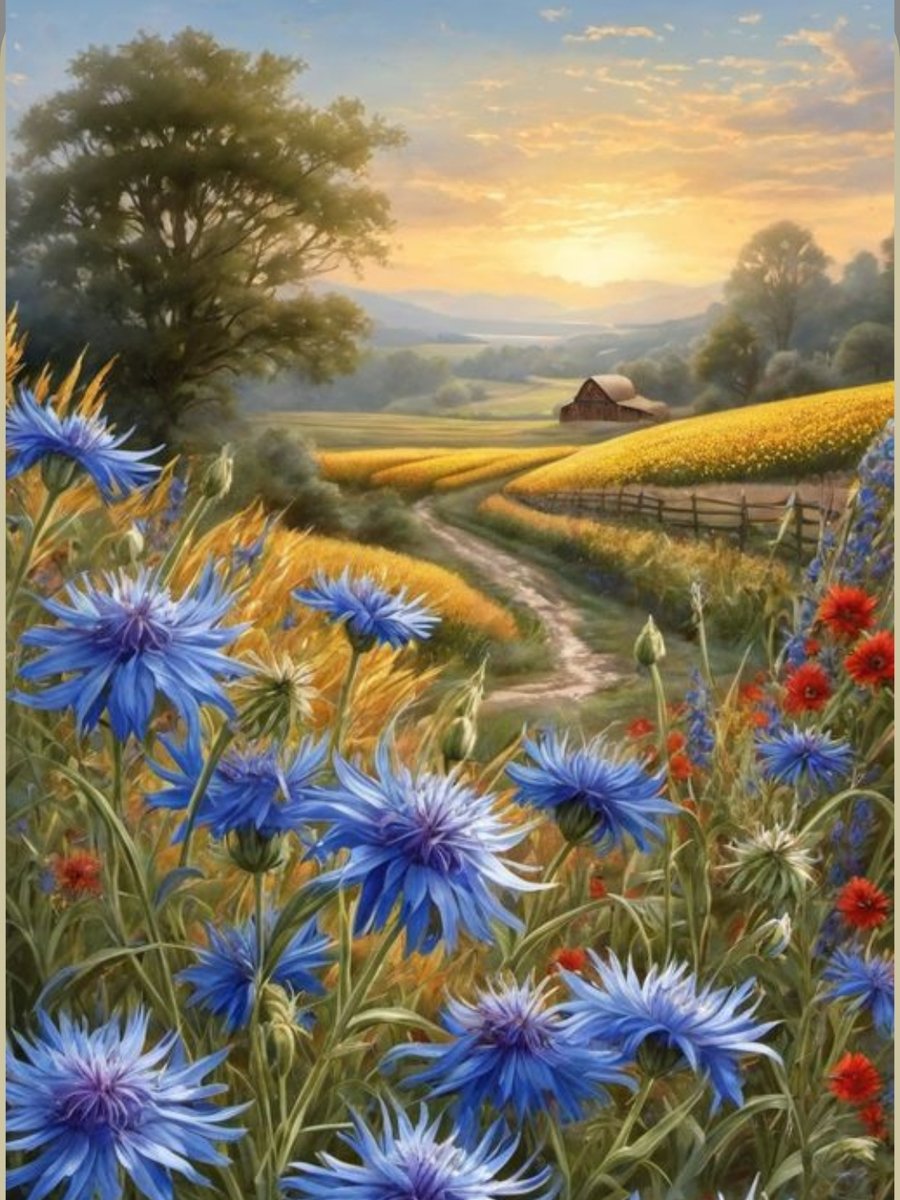 Васильки - оригинал