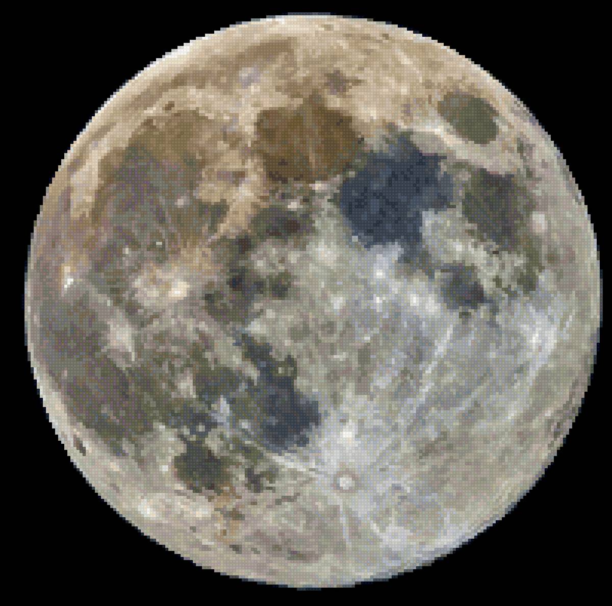 Полная луна - полнолуние, луна, планета - предпросмотр