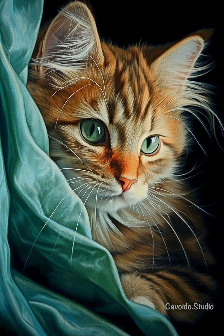 Котик, рыжик - котик, животные - оригинал