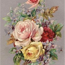 Схема вышивки «Розы»