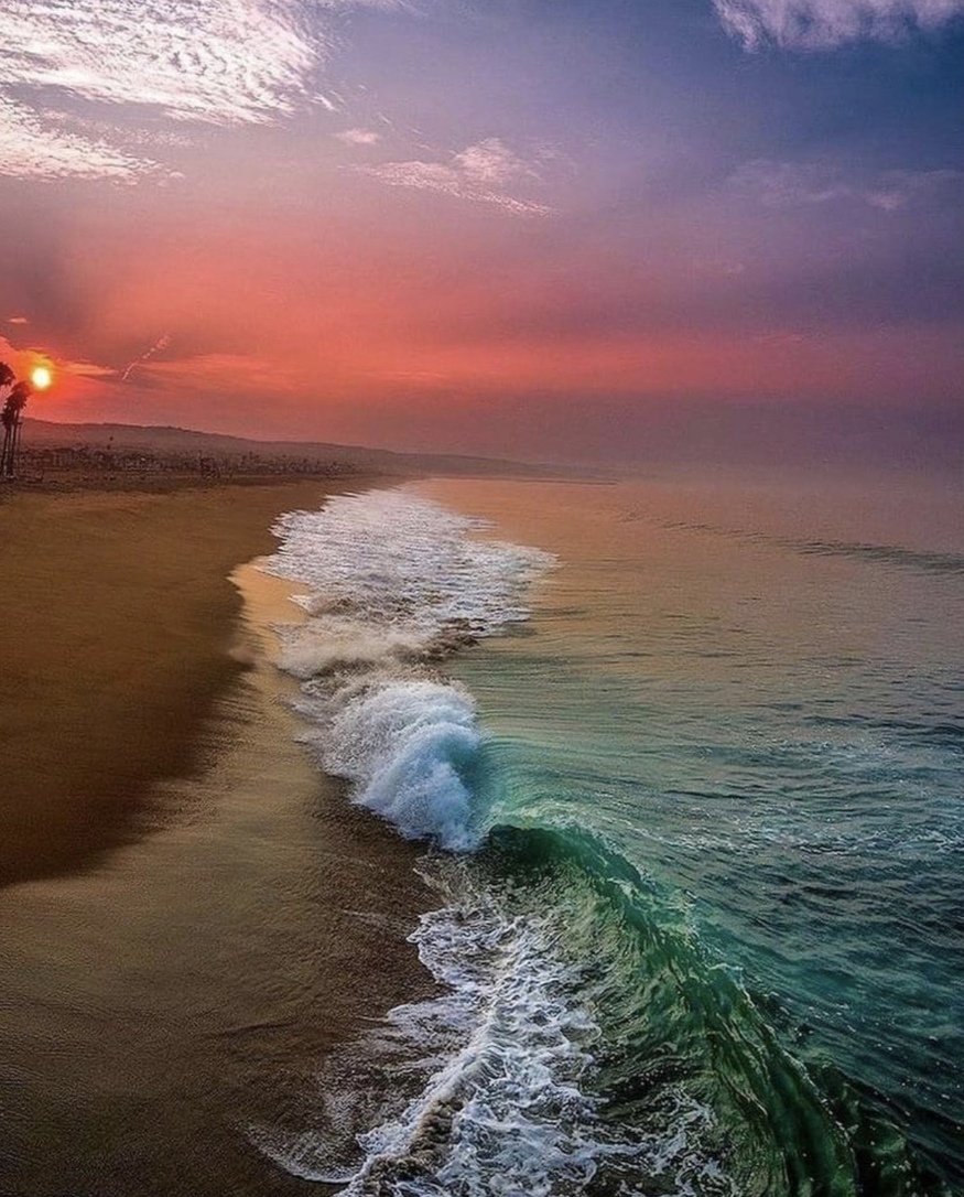 море на закате - оригинал