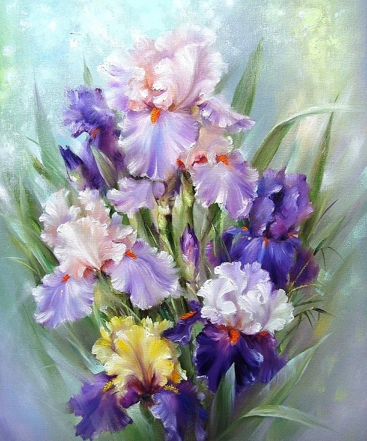 Ирисы - оригинал