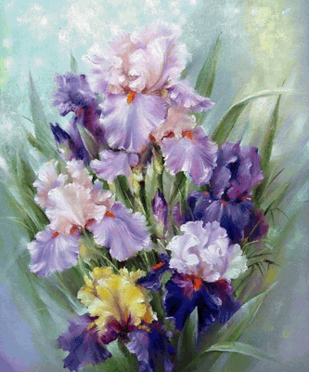 Ирисы - предпросмотр