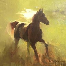 Схема вышивки «Конь»