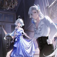 Схема вышивки «Невиллет и Фурина»