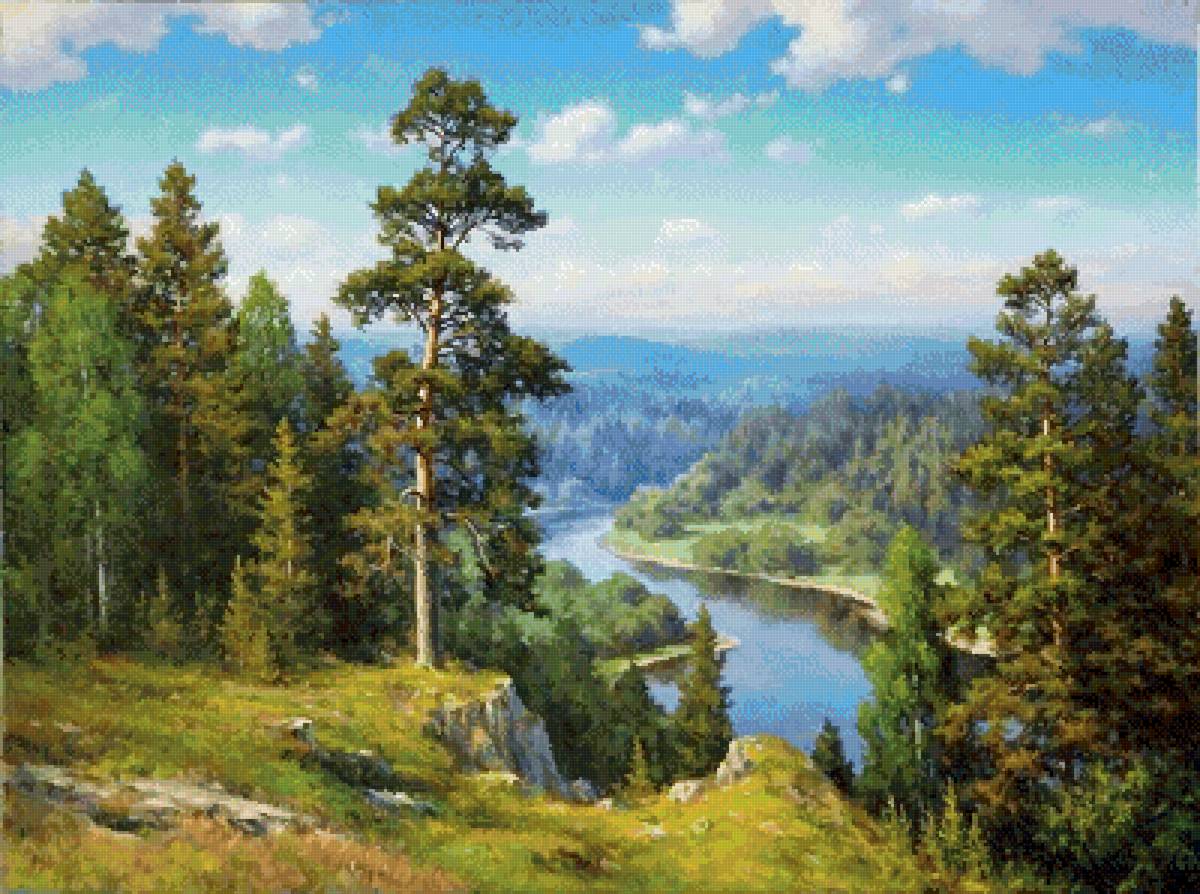 Худ. Вадим Зайнулин - пейзаж, природа, зайнулин - предпросмотр