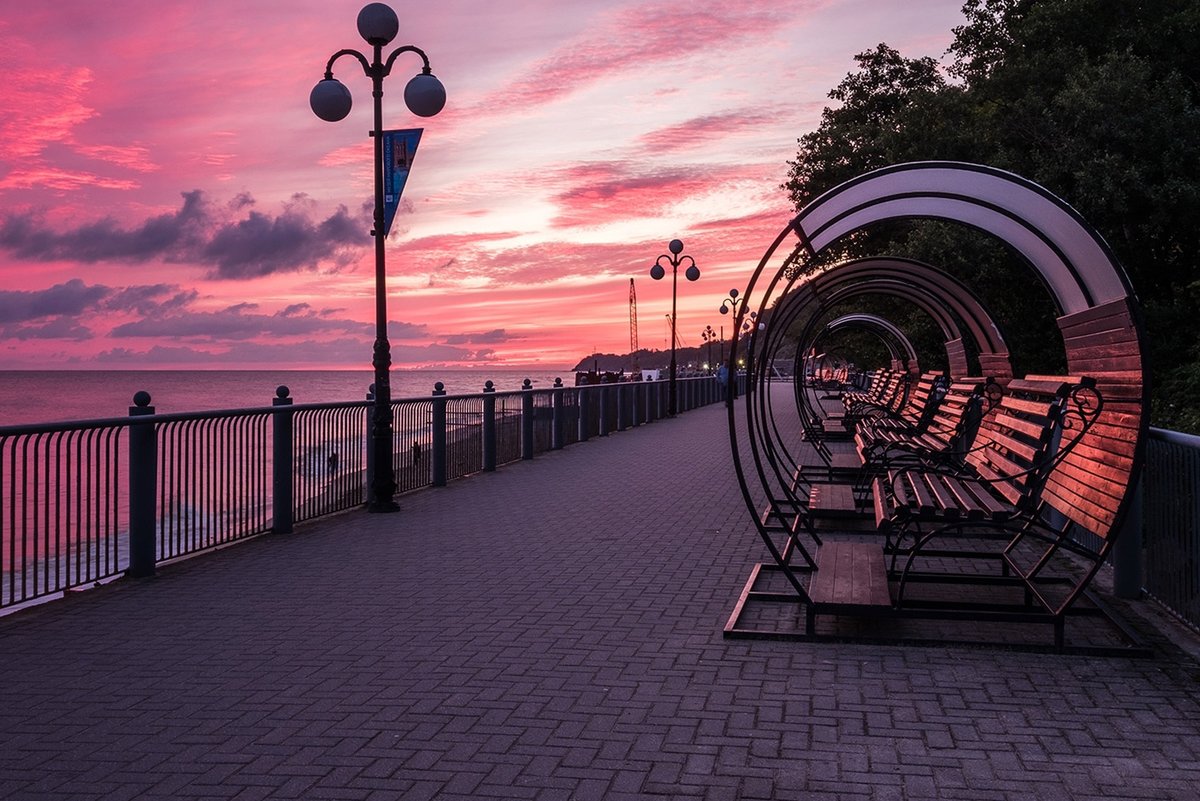 Закат Светлогорск - оригинал