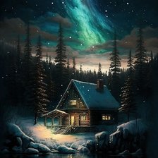 Схема вышивки «Тихий уголок»