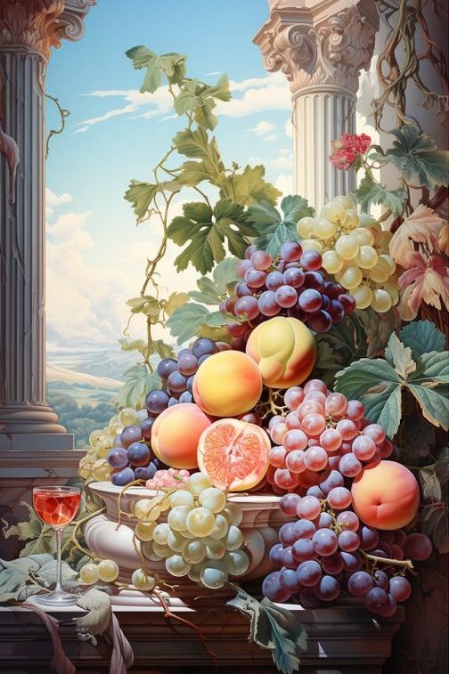 виноград - пейзаж - оригинал