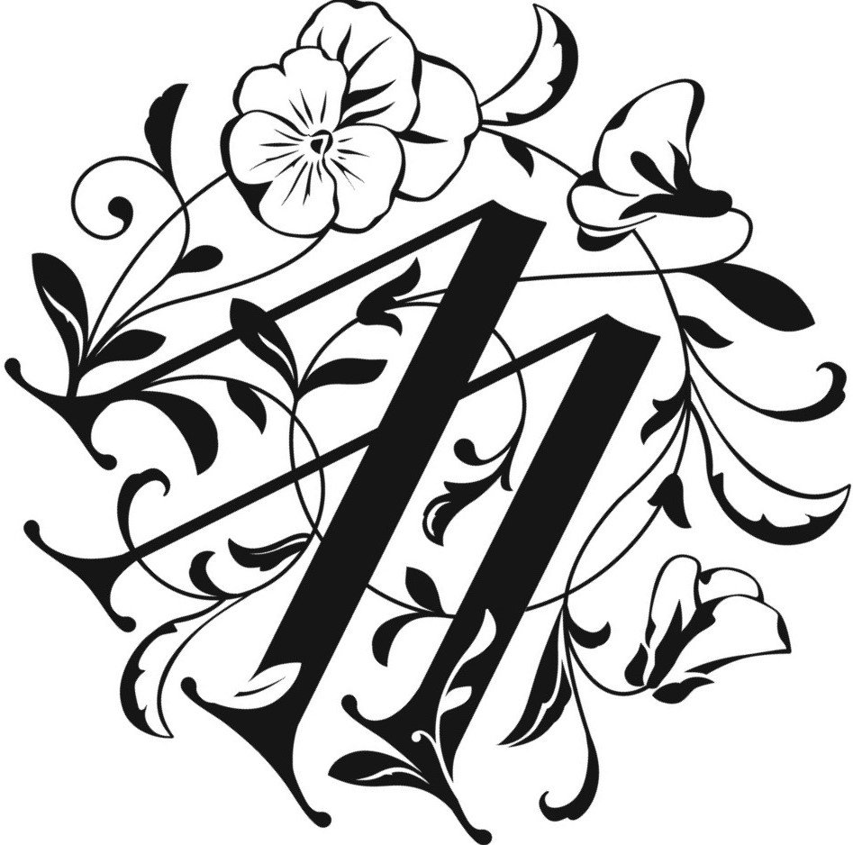 маленькая монограмма - оригинал