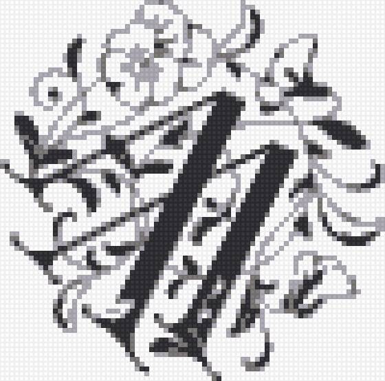 маленькая монограмма - предпросмотр