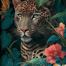 Схема вышивки «Джунгли»