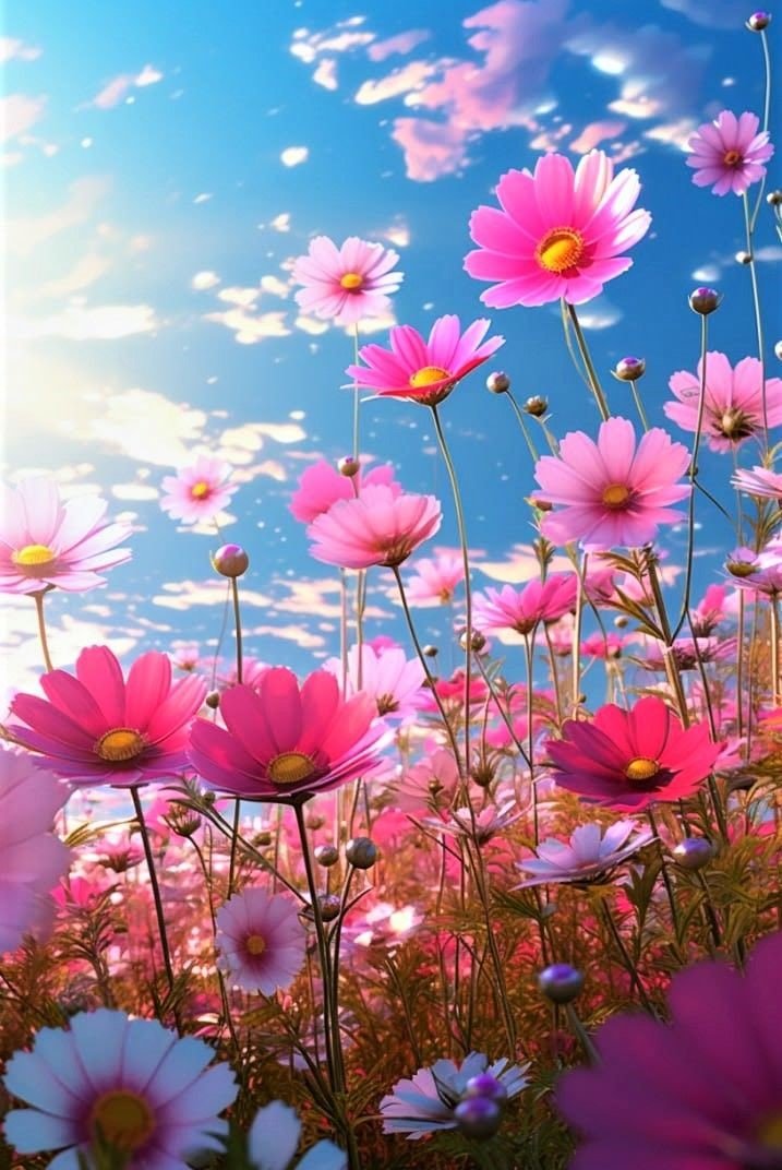 На лугу - пейзаж - оригинал