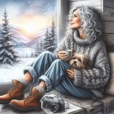 Схема вышивки «Mujeres»