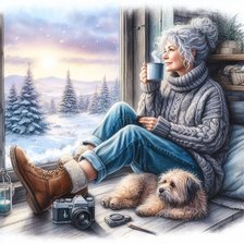 Схема вышивки «Mujeres»