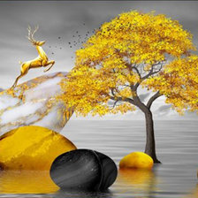 Схема вышивки «Антилопа»