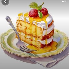 Схема вышивки «Торт»