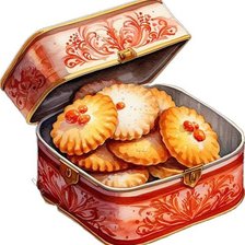 Схема вышивки «Печенье»