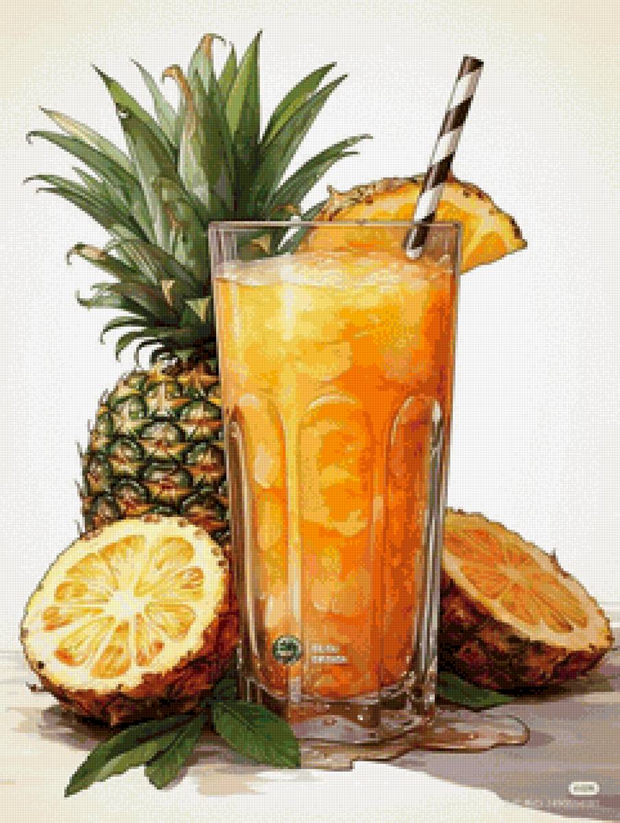 Коктейль с какосом - коктейль с какосом - предпросмотр