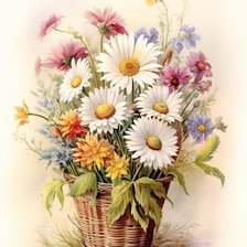 Букет полевых цветов