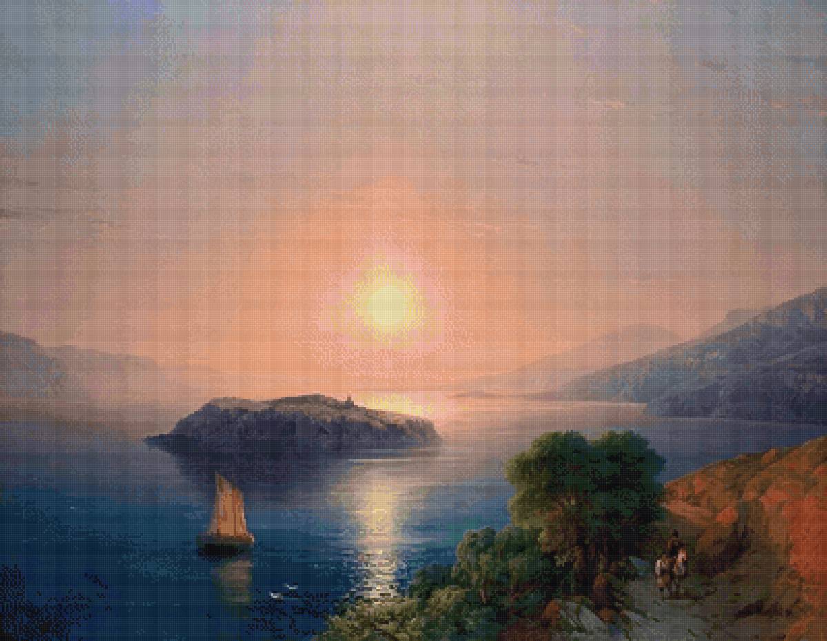 Вид на озеро Севан - айвазовский - предпросмотр