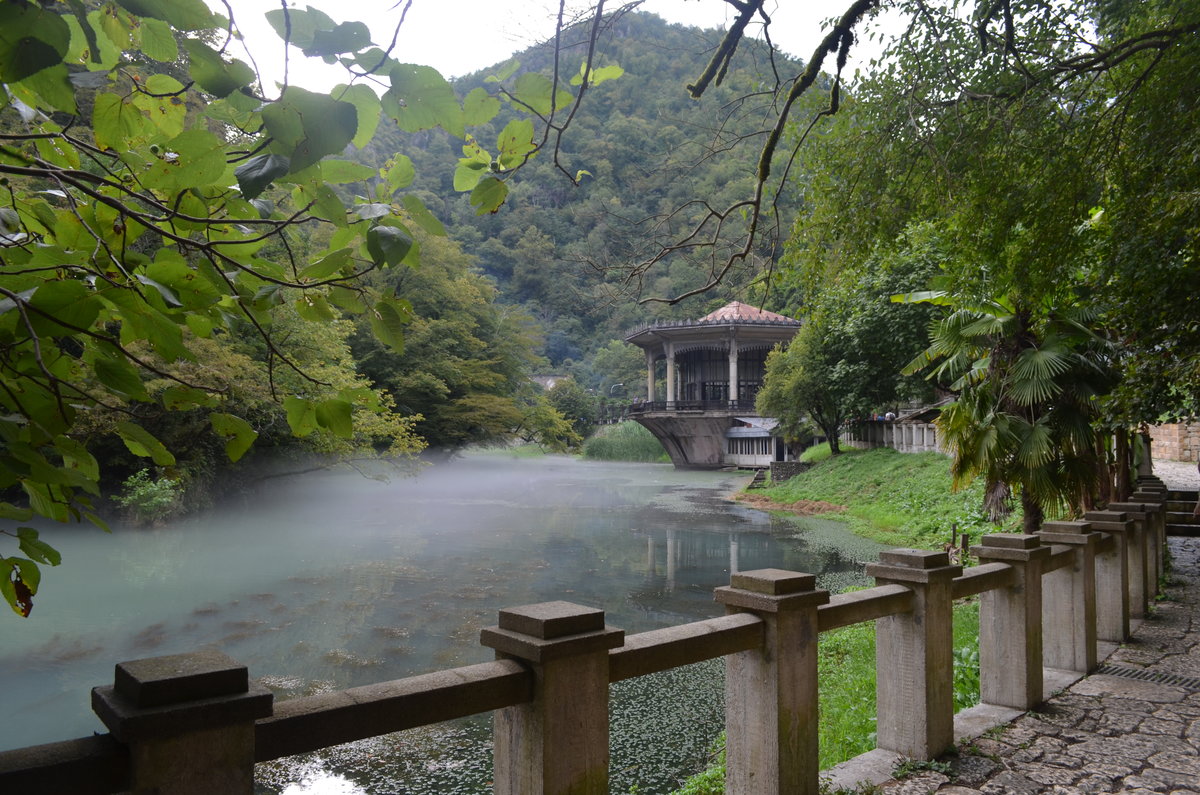 Туманное утро Абхазии - утро, туман - оригинал