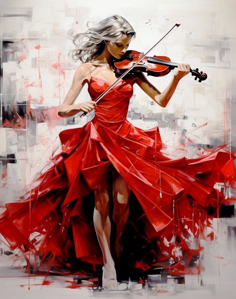 скрипачка - оригинал