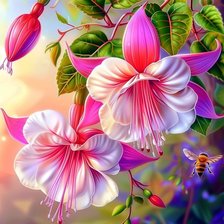 Схема вышивки «Цветы»