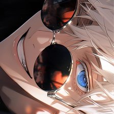 Схема вышивки «Gojo Satoru»