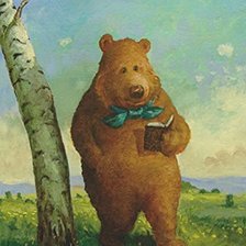 Схема вышивки «Миша»