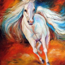 Схема вышивки «Лошадь»