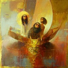 Схема вышивки «как  на  золоте  пишут  иконы»