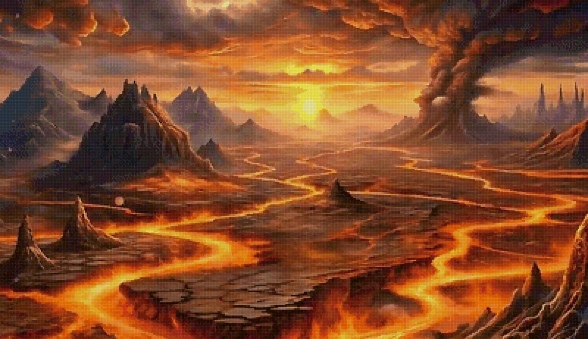 Извержение вулкана - предпросмотр