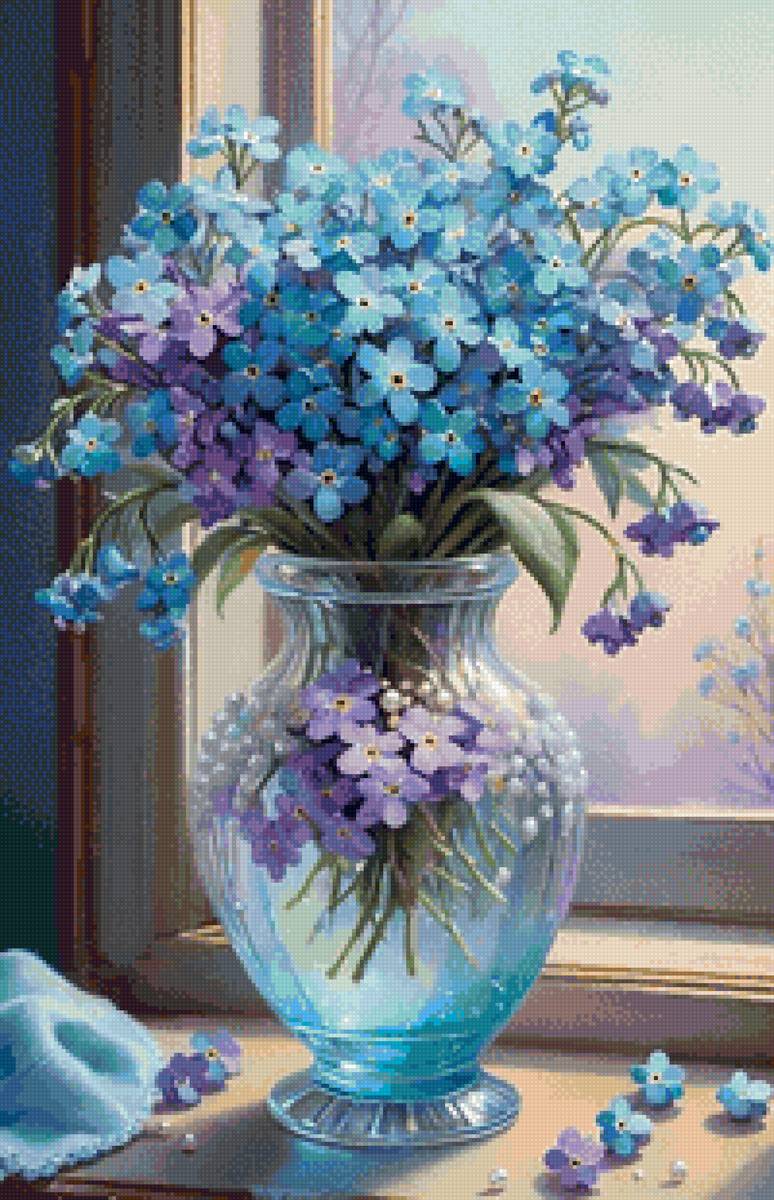 Незабудки - цветы - предпросмотр