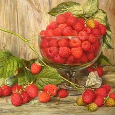 Схема вышивки «Малина»