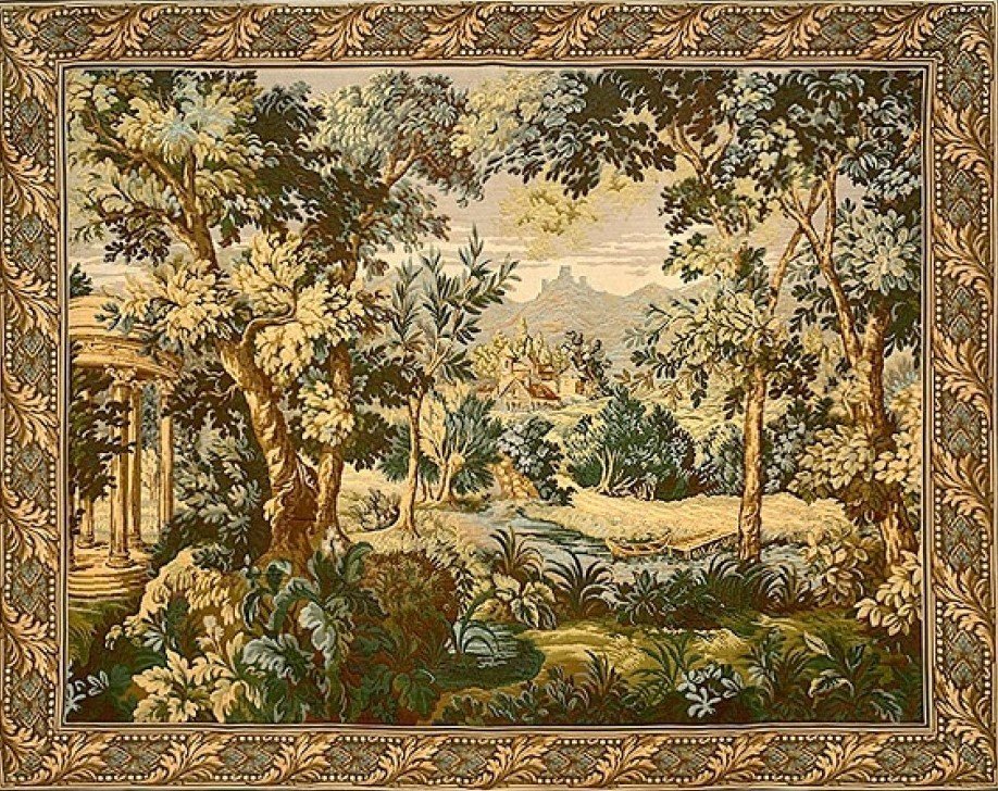 Гобелен с ротондой - гобелен - оригинал