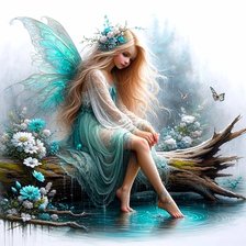 Схема вышивки «Фея»