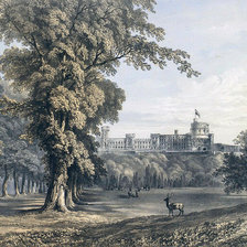 Схема вышивки «Худ. Жан Виктор Бертен. Виндзорский замок»