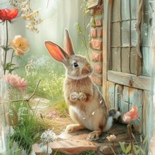 Схема вышивки «Кролик»