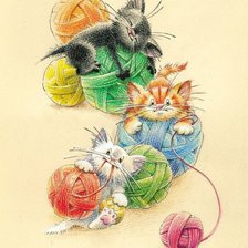 Схема вышивки «Игра»