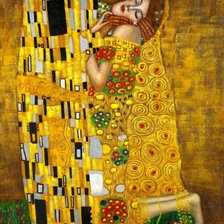 Схема вышивки «Поцелуй»