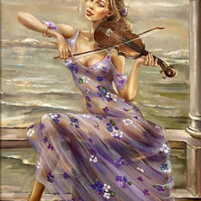 Схема вышивки «Музыка воды»