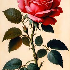 Схема вышивки «Роза»