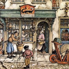 Схема вышивки «Anton Pieck»