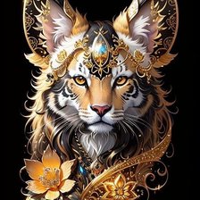 Схема вышивки «Царственная особа»