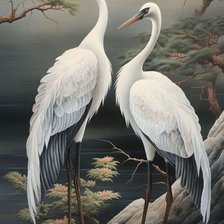 Схема вышивки «Ночное рандеву»