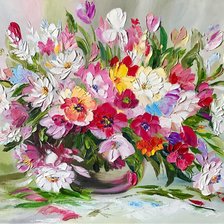 Схема вышивки «Букет цветов»