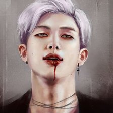 Схема вышивки «Намджун»