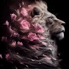 Схема вышивки «Лев»