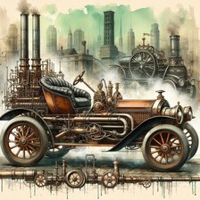 Старинный автомобиль